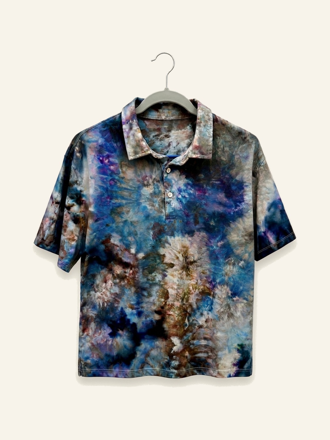 Bamboo polo on a wooden hanger